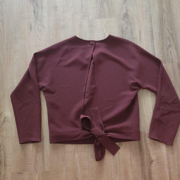 Aritzia Laon blouse, open back with tie detail - Picture 11 of 11